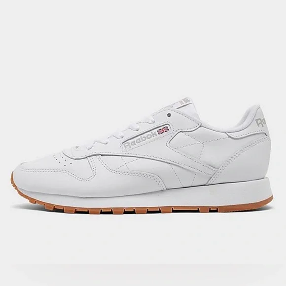 NIB Women Reebok Classic Leather Casual Shoes White 8 - Picture 2 of 6